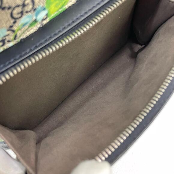 Gucci GG Blooms Backpack Daypack Beige Blue - Picture 9 of 15